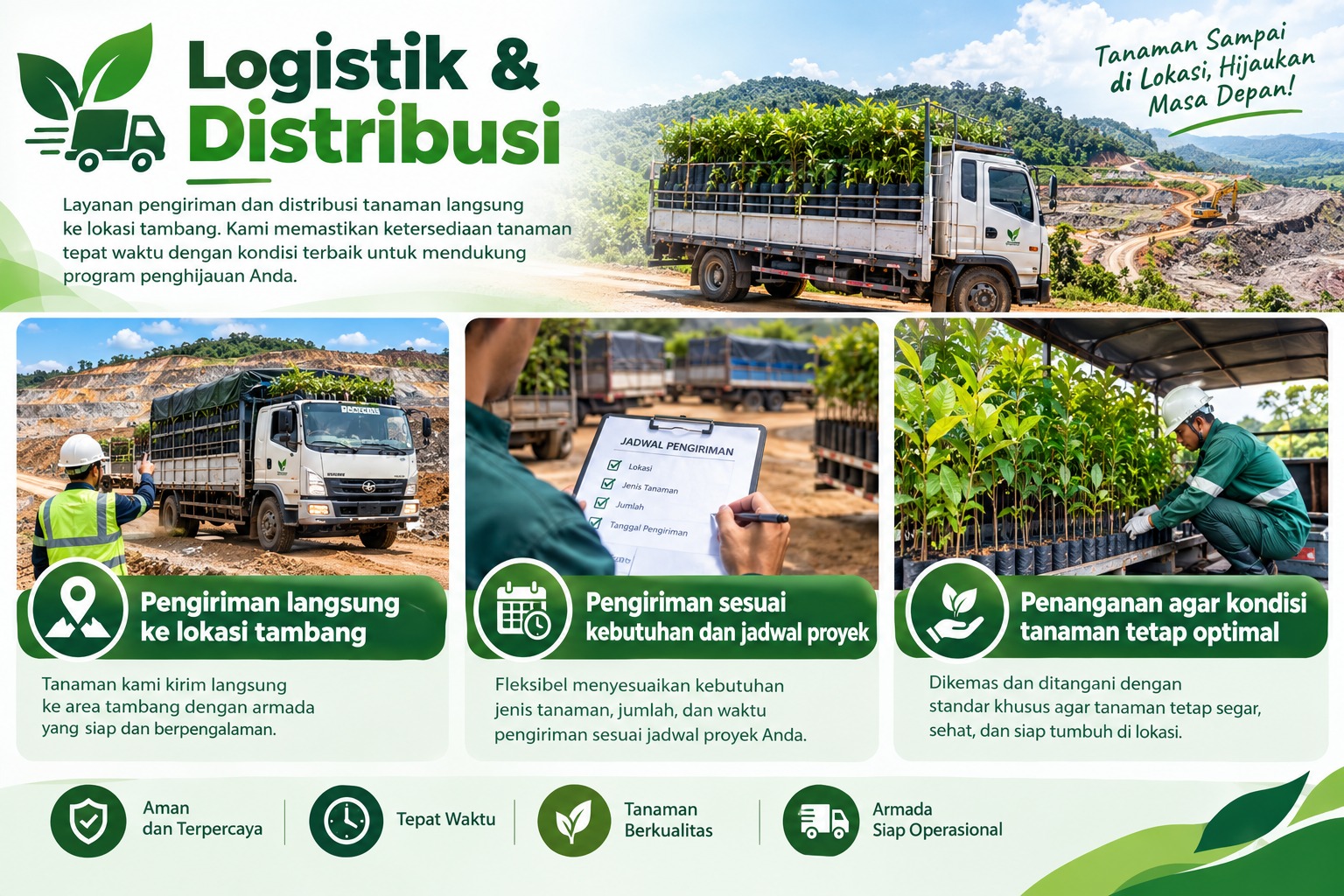 Logistik dan Distribusi Tanaman