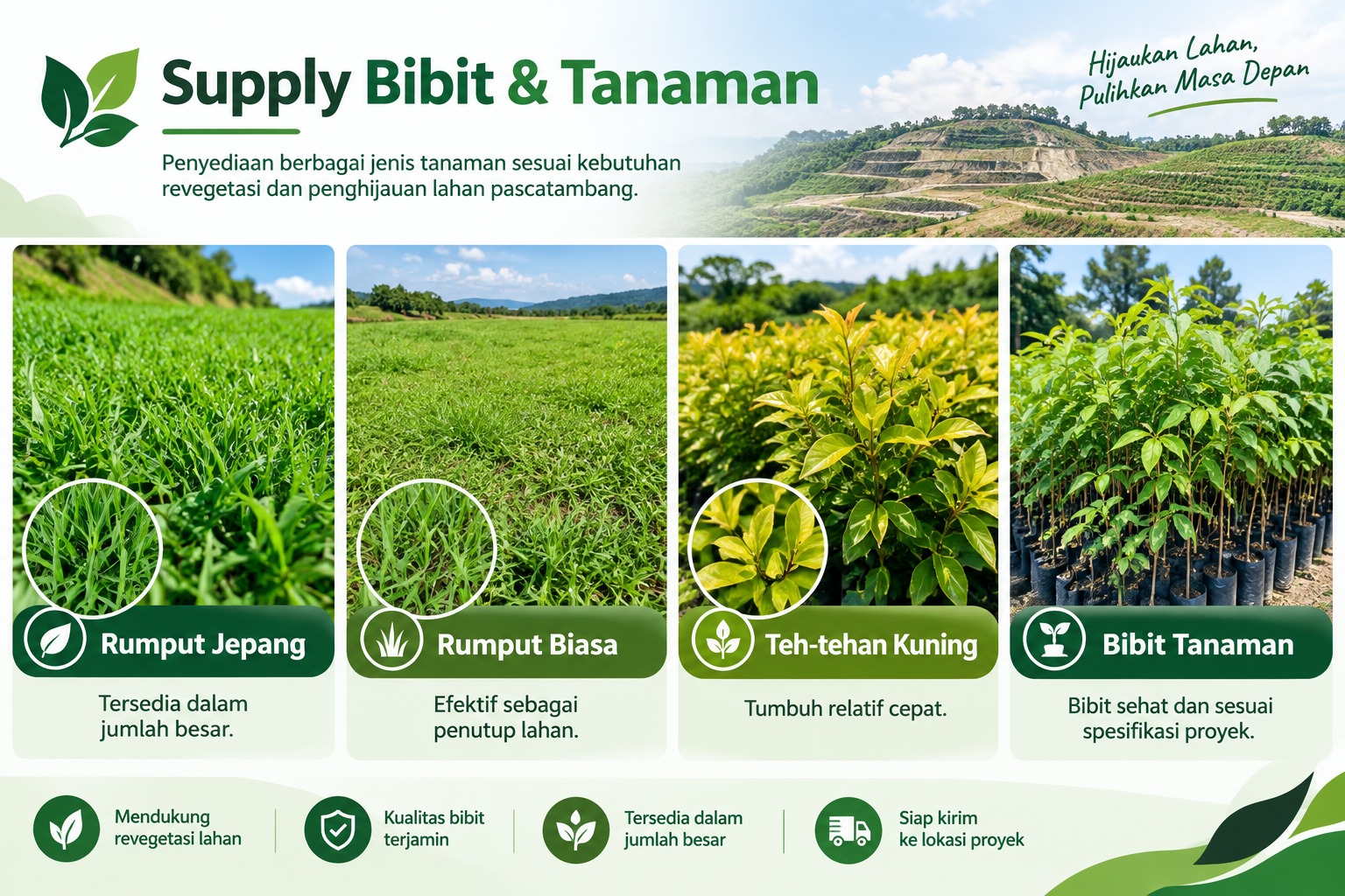 Supply Bibit dan Tanaman